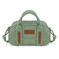 thumbnail image 1 of Wrangler Barrel Bag Retro Top Handle Bags with Crossbody Strap Boston Satchel Purse and Handbag Women, Green, 1 of 7