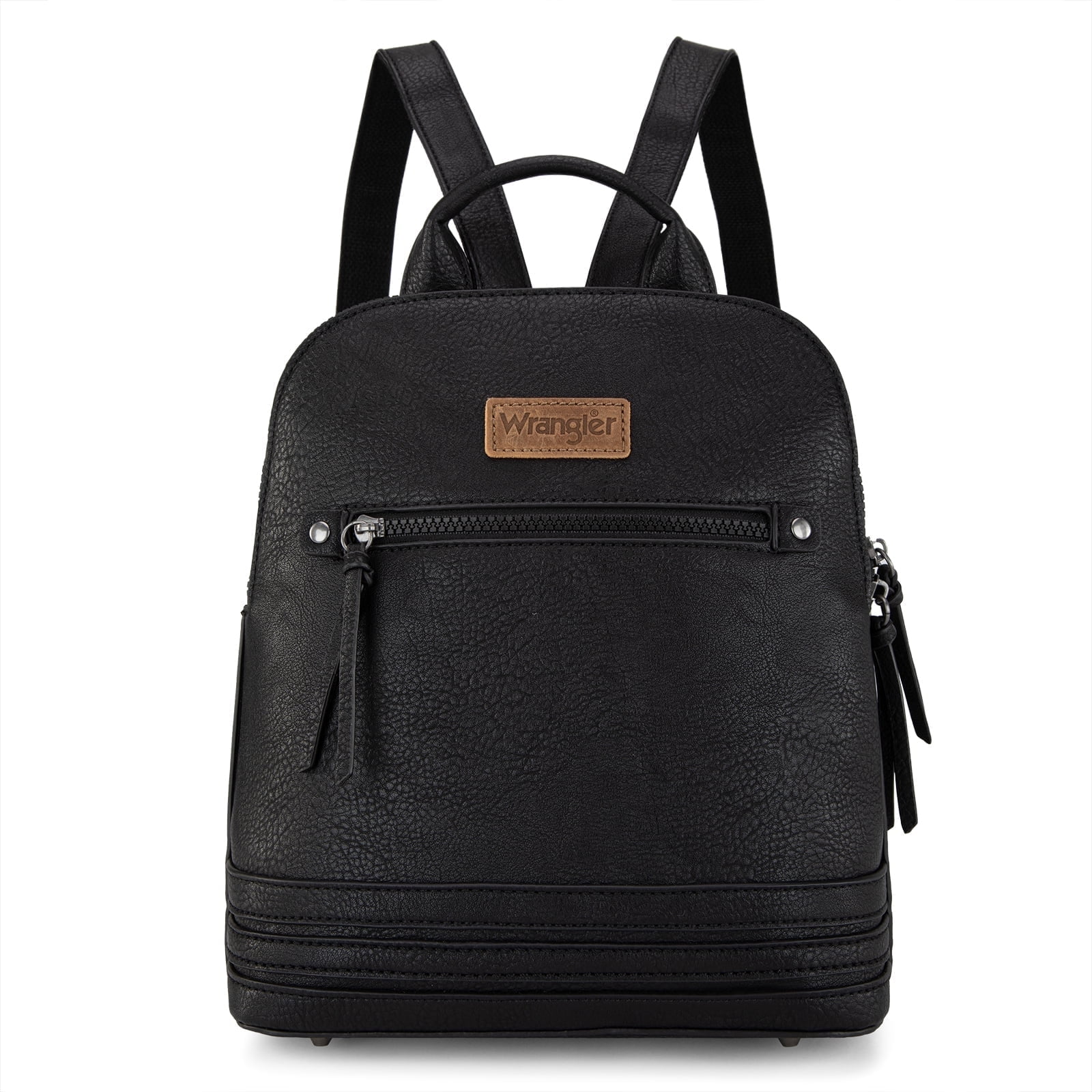 Wrangler Backpack Purse for Women Medium Ladies' Bookbag Travel Work Daypacks Bags, Black