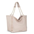 thumbnail image 1 of Montana West Large Tote Bag for Women Oversized Shoulder Purses with Chain Handbags, White, 1 of 7