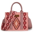 thumbnail image 1 of Wrangler Tote Bag for Women Western Shoulder Purse Aztec Satchel Handbags, Hot Pink, 1 of 7