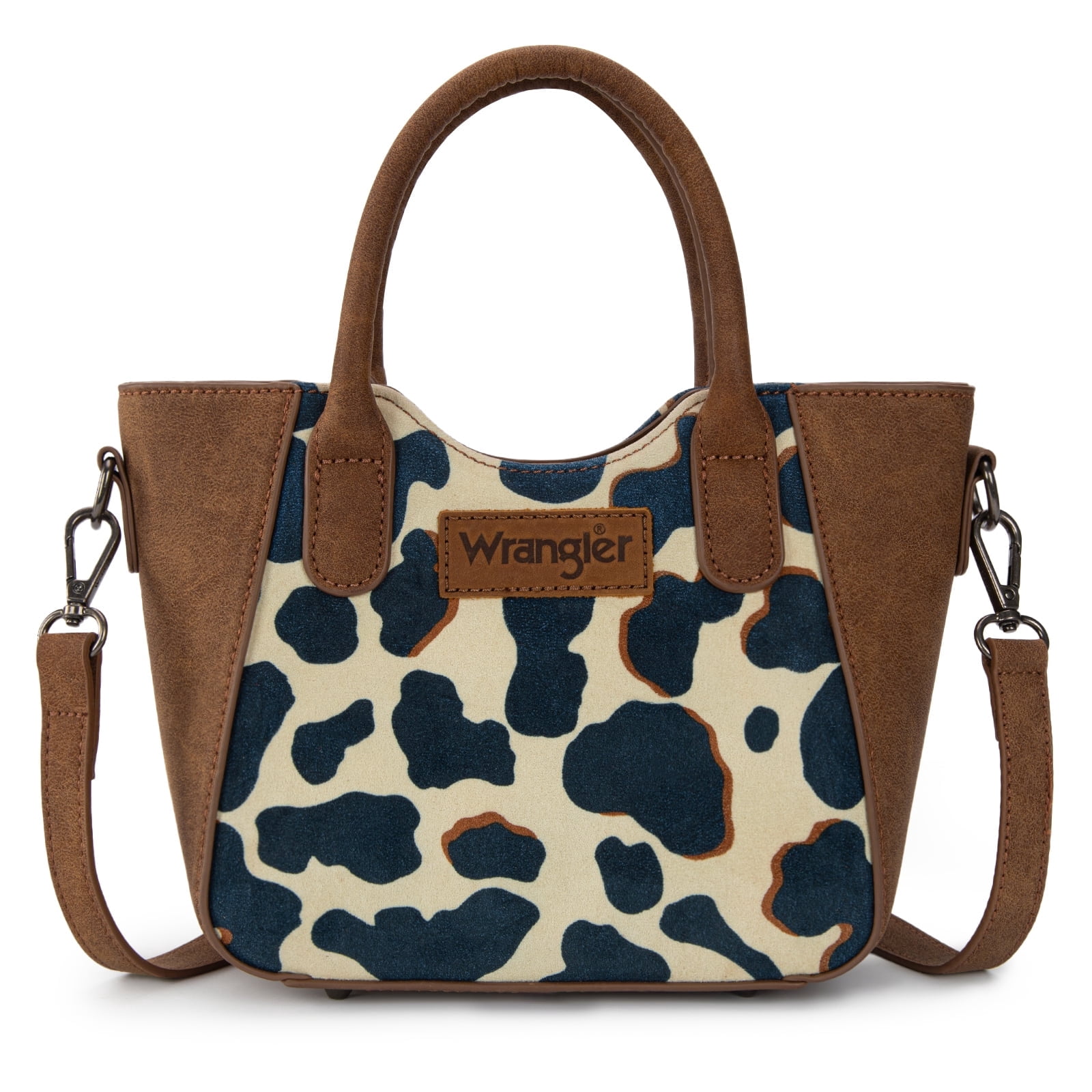 Wrangler Small Crossbody Bags for Women Designer Top-Handle Crossbody Handbag, Brown