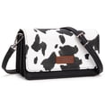 thumbnail image 1 of Wrangler Small Crossbody Wallet Purses RFID Trendy Purses for Women with Adjustable Straps, Cow-Black, 1 of 7