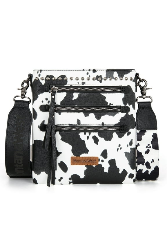 Crossbody Bags for Women Multi Pocket Cross Body Bag Purses with Guitar Strap