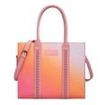 thumbnail image 1 of Wrangler Purses for Women Large Work Tote Bags with Strap Vintage Top-Handle Handbags, Pink, 1 of 7