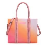 Wrangler Purses for Women Large Work Tote Bags with Strap Vintage Top-Handle Handbags, Pink