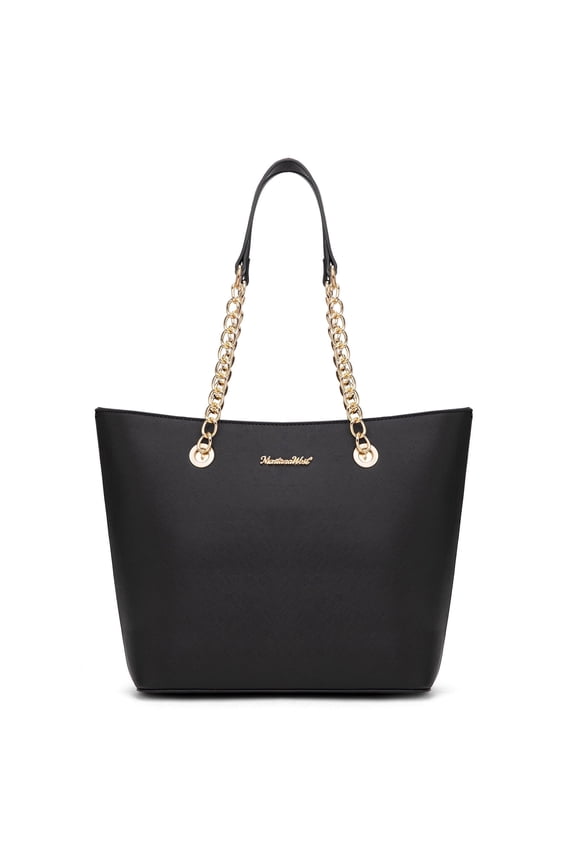 Tote Bag for Women Chain Top-handle Handbags, Black