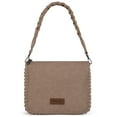 thumbnail image 1 of Wrangler Shoulder Bag for Women Crossbody Purse with Woven Strap, Khaki, 1 of 7