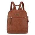 thumbnail image 1 of Wrangler Backpack Purse for Women Medium Ladies' Bookbag Travel Work Daypacks Bags, Brown, 1 of 7