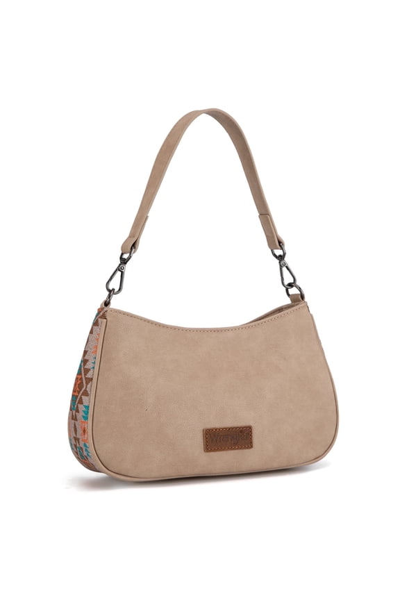 Wrangler Hobo Purse for Women Shoulder Purses Bag with Detachable Strap, Tan