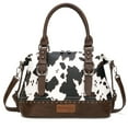 thumbnail image 1 of Wrangler Doctor Bag for Women Satchel Handbags, Cow-Coffee, 1 of 7