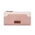 thumbnail image 1 of Wrangler Minimalist Wallet Credit Card Wallet for Women with Smooth Zippers, A-Pink, 1 of 7