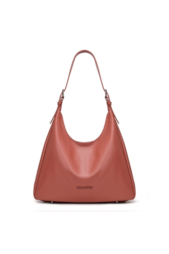 Hobo Bag Purse for Women Slouchy Shoulder Handbags Purses, Burgundy