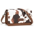 thumbnail image 1 of Wrangler Small Crossbody Wallet Purses RFID Trendy Purses for Women with Adjustable Straps, Cow-Brown, 1 of 7