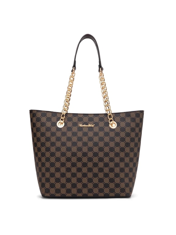 Tote Bag for Women Chain Top-handle Handbags, Coffee