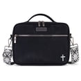 thumbnail image 1 of Montana West Bible Cover with Leather Bookmark Crossbody Church Protective Book Bag, Black-A, 1 of 7