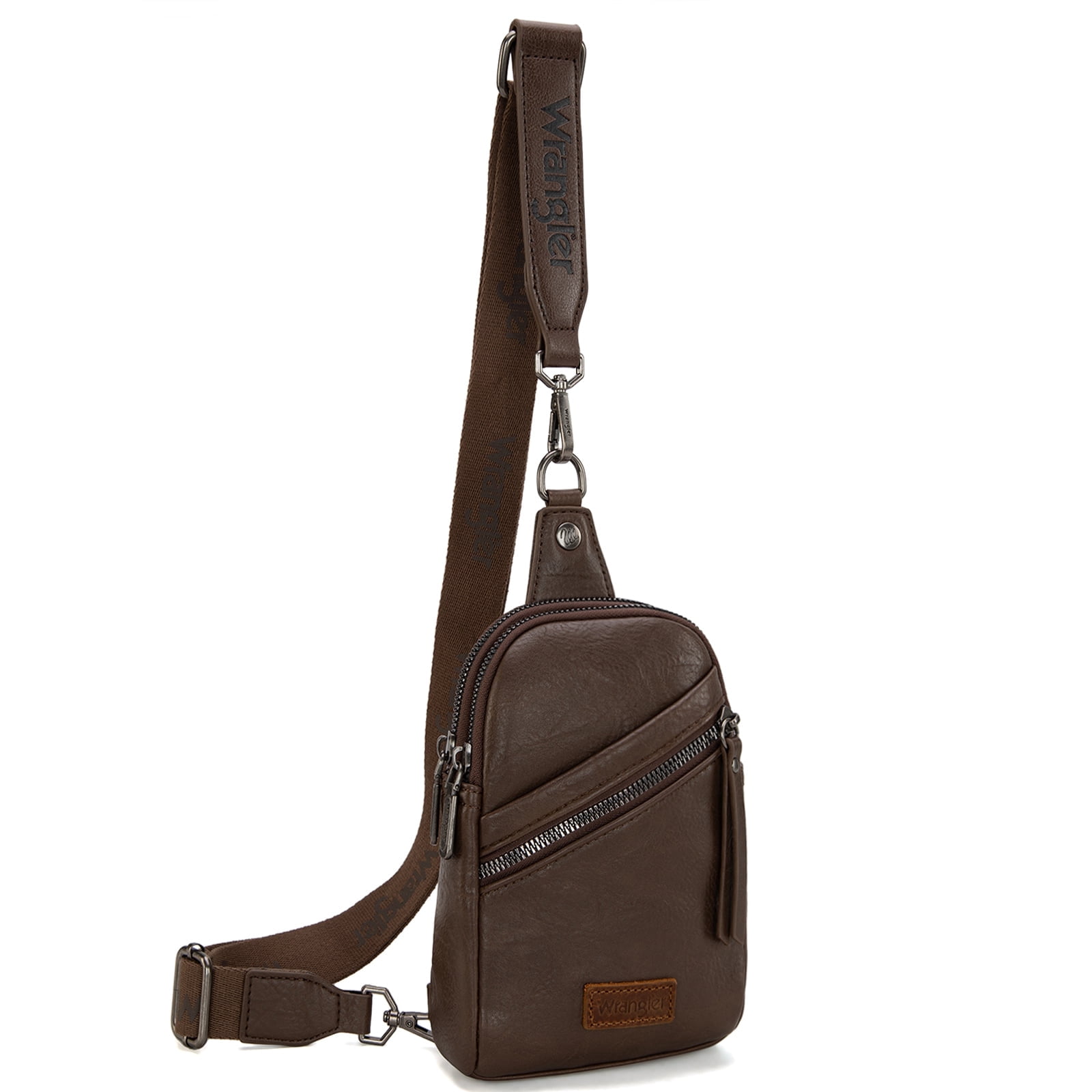 Wrangler Small Crossbody Sling Bags for Women Fanny Packs Chest Bag for Travel