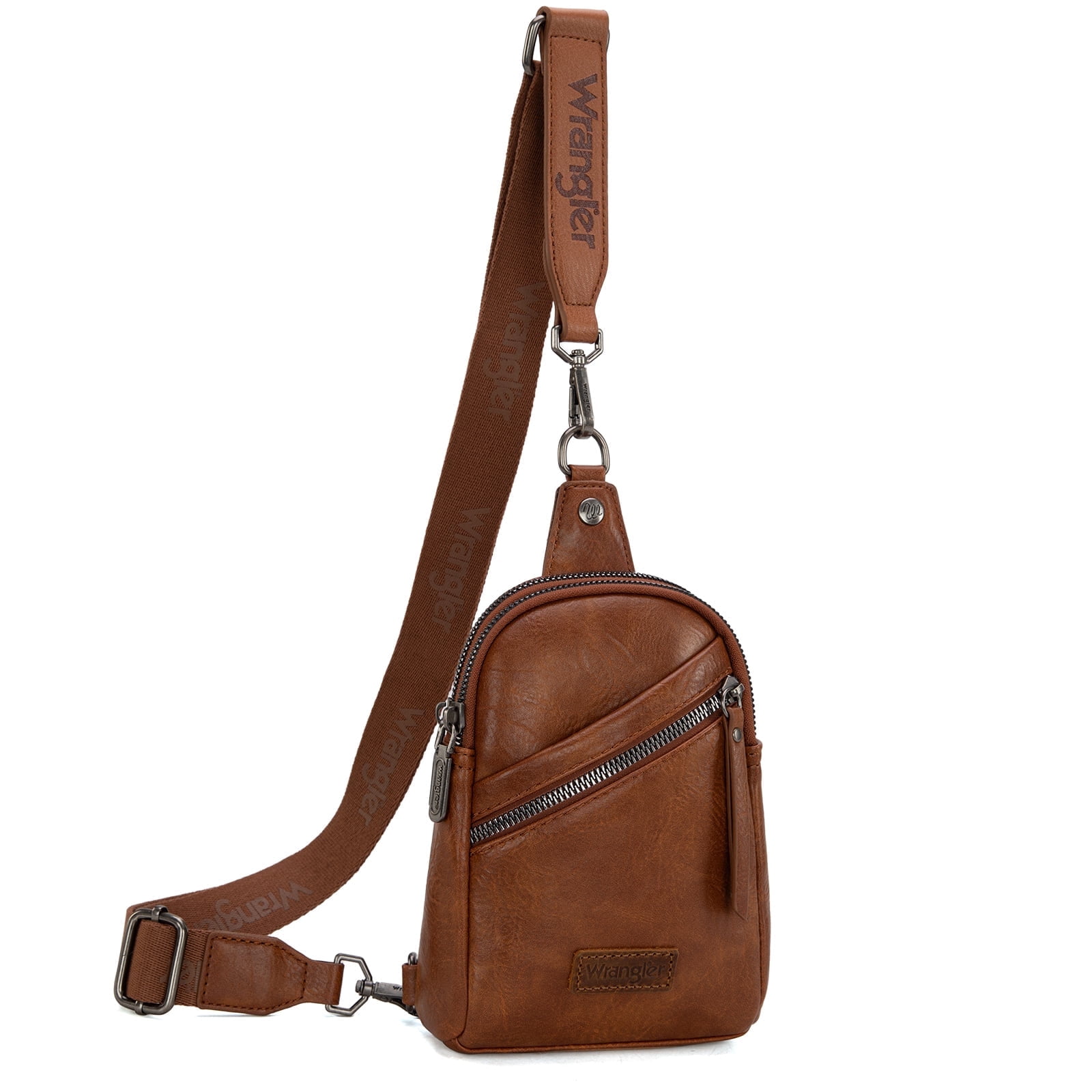 Wrangler Small Crossbody Sling Bags for Women Fanny Packs Chest Bag for Travel