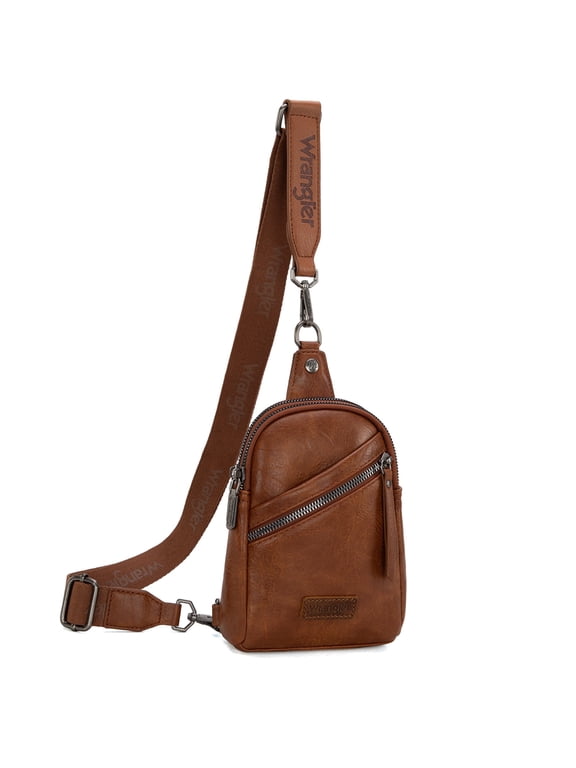 Wrangler Small Crossbody Sling Bags for Women Fanny Packs Chest Bag for Travel