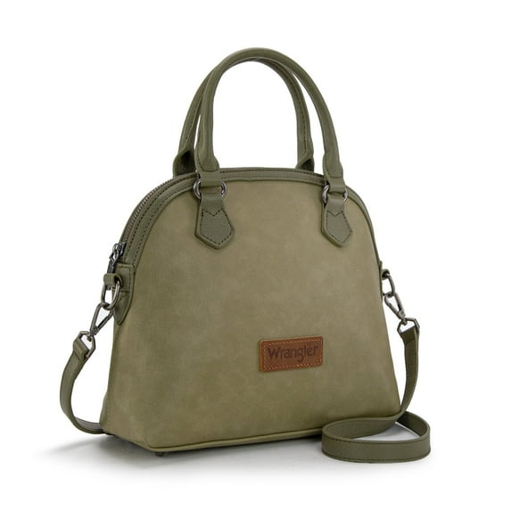 Wrangler Satchel Bags for Women Top-handle Handbags and Purses with Crossbody Strap, Green