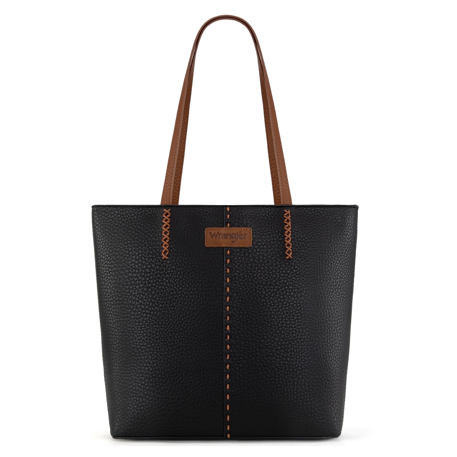 Wrangler Tote Bag for Women Top Handle Satchel Purse, Black