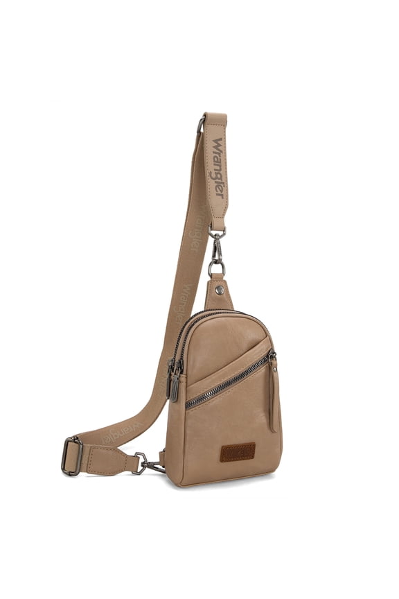 Wrangler Small Crossbody Sling Bags for Women Fanny Packs Chest Bag for Travel
