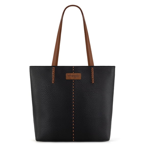 Wrangler Tote Bag for Women Top Handle Satchel Purse, Black