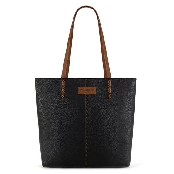 Wrangler Tote Bag for Women Top Handle Satchel Purse, Black