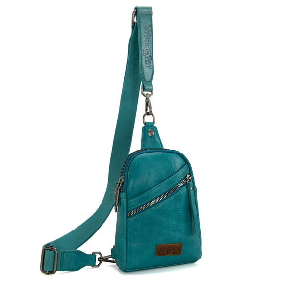 Wrangler Small Crossbody Sling Bags for Women Fanny Packs Chest Bag for Travel