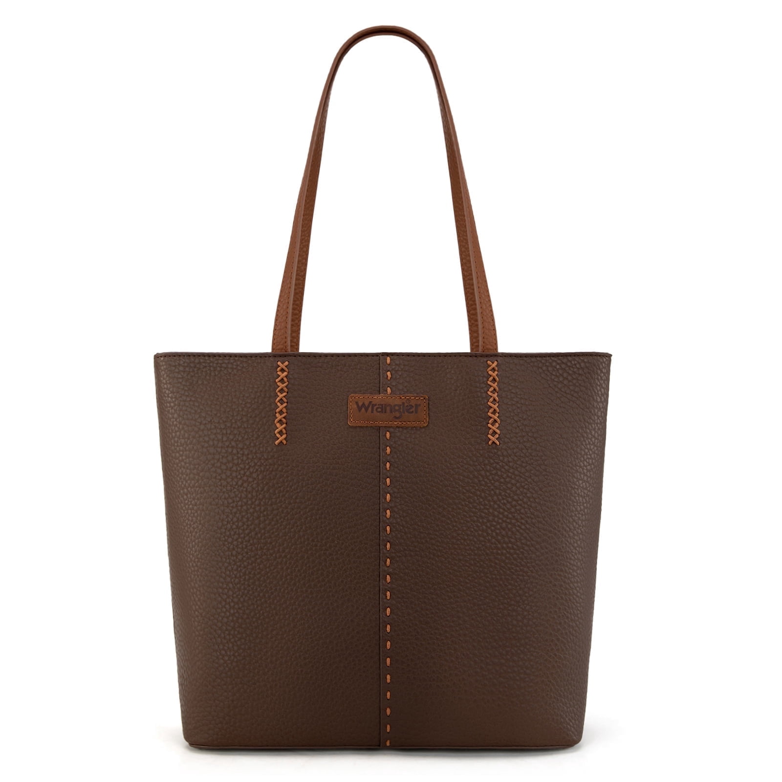 Wrangler Tote Bag for Women Top Handle Satchel Purse, Coffee