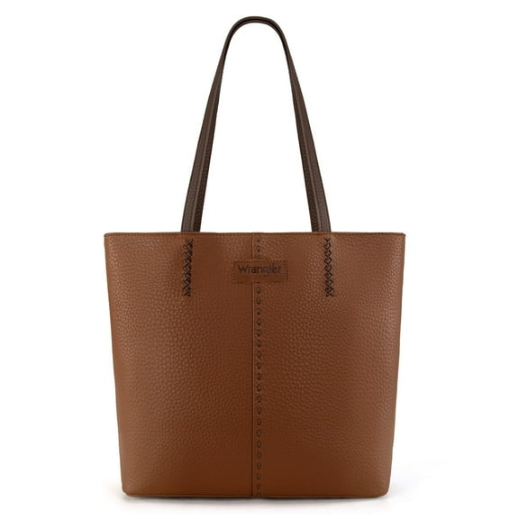 Wrangler Tote Bag for Women Top Handle Satchel Purse, Brown