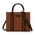 thumbnail image 1 of Wrangler Tote Bags for Women and Purse for Women with Adjustable Strap, Brown-Coffee, 1 of 7