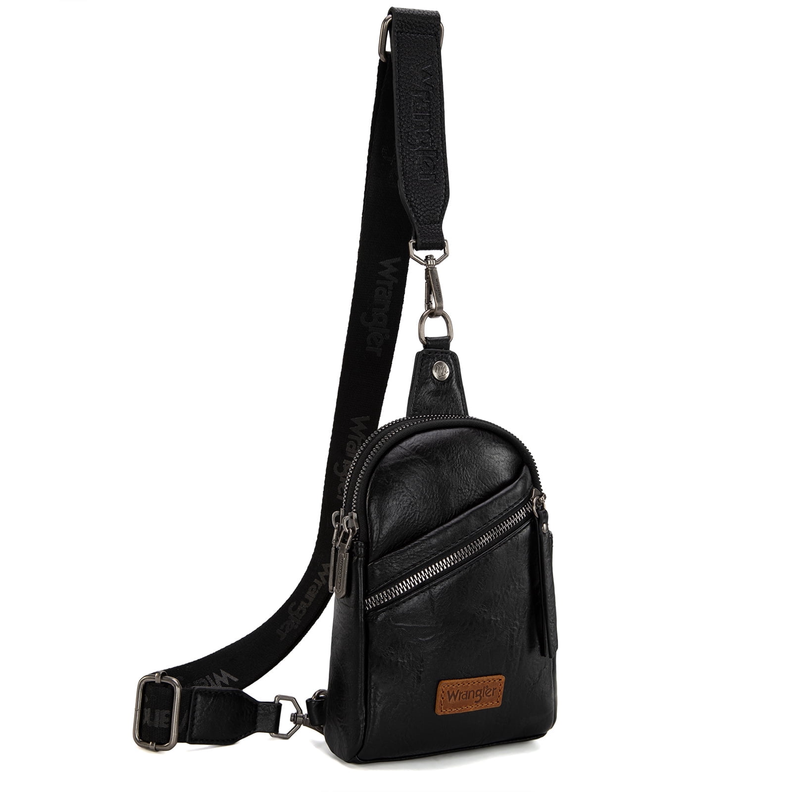 Wrangler Small Crossbody Sling Bags for Women Fanny Packs Chest Bag for Travel