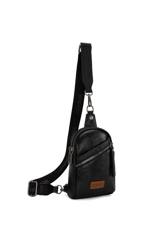 Wrangler Small Crossbody Sling Bags for Women Fanny Packs Chest Bag for Travel