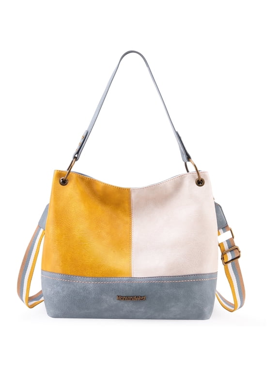 Purses for Women Hobo Shoulder Handbags with Zipper, Jean