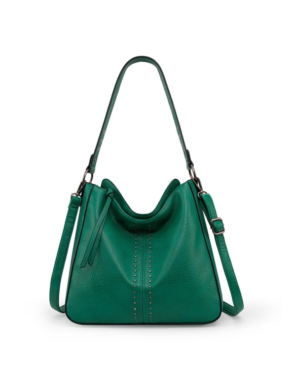 Hobo Bag for Women Crossbody Purse and Handbags Ladies Chic Shoulder Bags, Jade Green