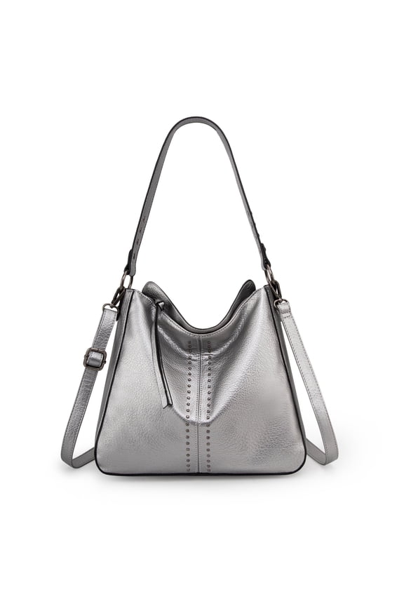 Hobo Bag for Women Crossbody Purse and Handbags Ladies Chic Shoulder Bags, Pearl Silver