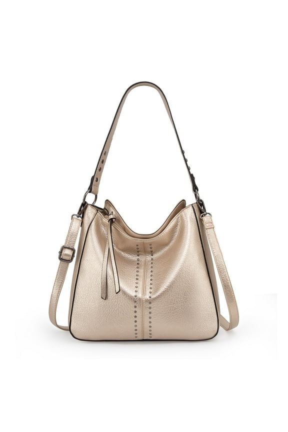 Hobo Bag for Women Crossbody Purse and Handbags Ladies Chic Shoulder Bags, Gold