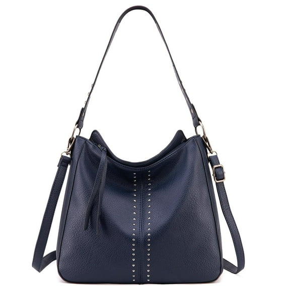 Montana West Hobo Bag for Women Crossbody Purse and Handbags Ladies Chic Shoulder Bags, Navy Blue