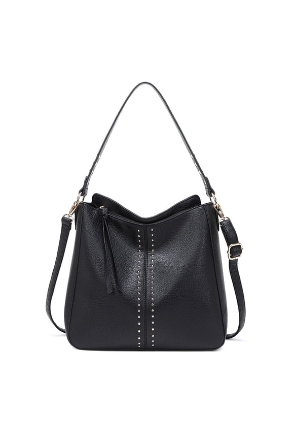 Hobo Bag for Women Crossbody Purse and Handbags Ladies Chic Shoulder Bags, Black