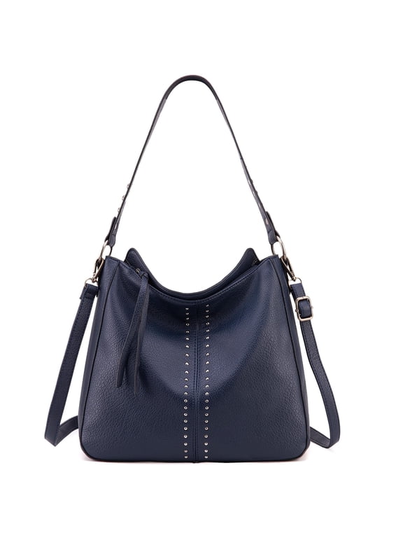 Hobo Bag for Women Crossbody Purse and Handbags Ladies Chic Shoulder Bags, Navy Blue