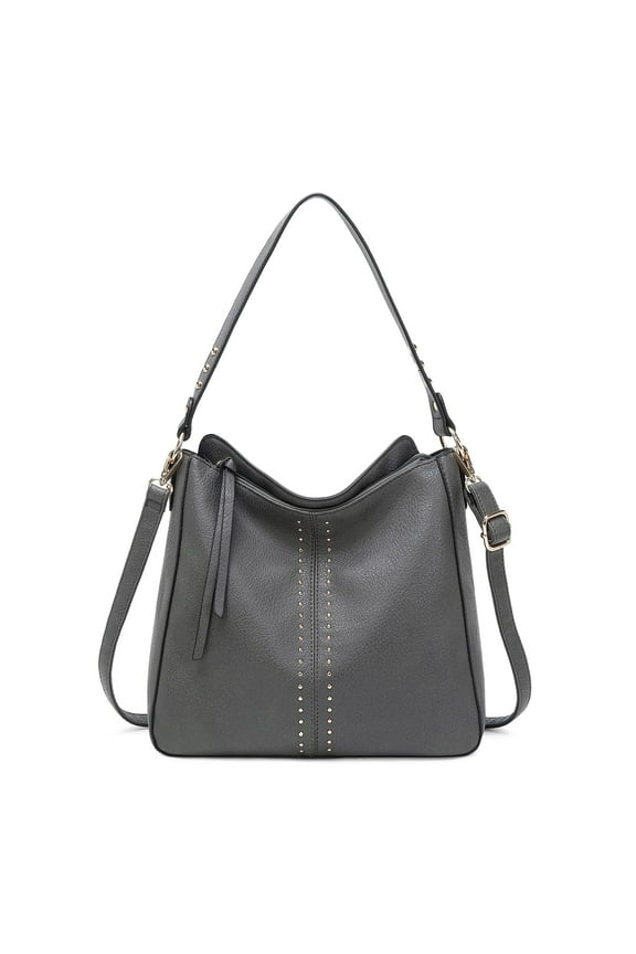 Hobo Bag for Women Crossbody Purse and Handbags Ladies Chic Shoulder Bags, Grey