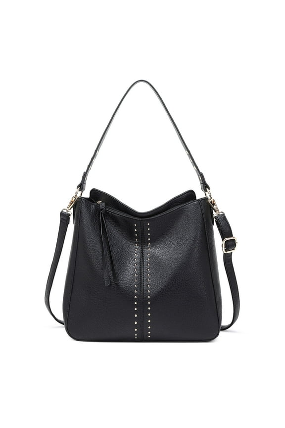 Hobo Bag for Women Crossbody Purse and Handbags Ladies Chic Shoulder Bags, Black