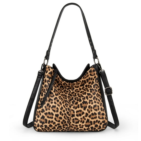 Montana West Hobo Bag for Women Crossbody Purse and Handbags Ladies Chic Shoulder Bags, Leopard