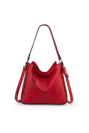Hobo Bag for Women Crossbody Purse and Handbags Ladies Chic Shoulder Bags, Red