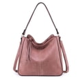 thumbnail image 1 of Montana West Hobo Bag for Women Crossbody Purse and Handbags Ladies Chic Shoulder Bags, Dark Pink, 1 of 7