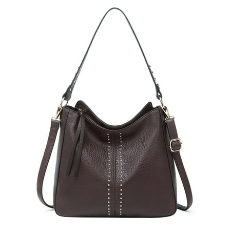 Montana West Hobo Bag for Women Crossbody Purse and Handbags Ladies Chic Shoulder Bags, Coffee
