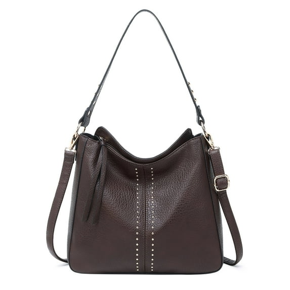 Montana West Hobo Bag for Women Crossbody Purse and Handbags Ladies Chic Shoulder Bags, Coffee