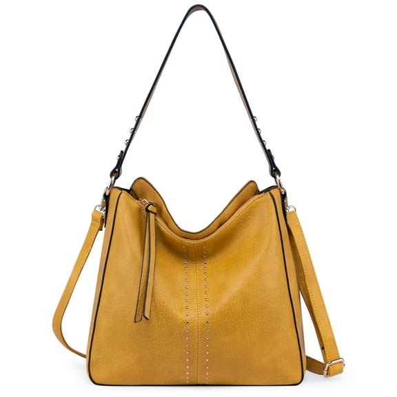 Montana West Hobo Bag for Women Crossbody Purse and Handbags Ladies Chic Shoulder Bags, Mustard Yellow