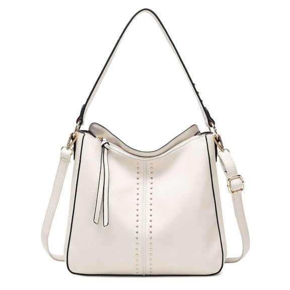 Montana West Hobo Bag for Women Crossbody Purse and Handbags Ladies Chic Shoulder Bags, Beige