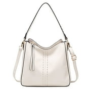 Hobo Bag for Women Crossbody Purse and Handbags Ladies Chic Shoulder Bags, Beige